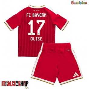 Bayern Munich Michael Olise #17 Prima Maglia Bambino 2026-27 Manica Corta (+ Pantaloni corti)